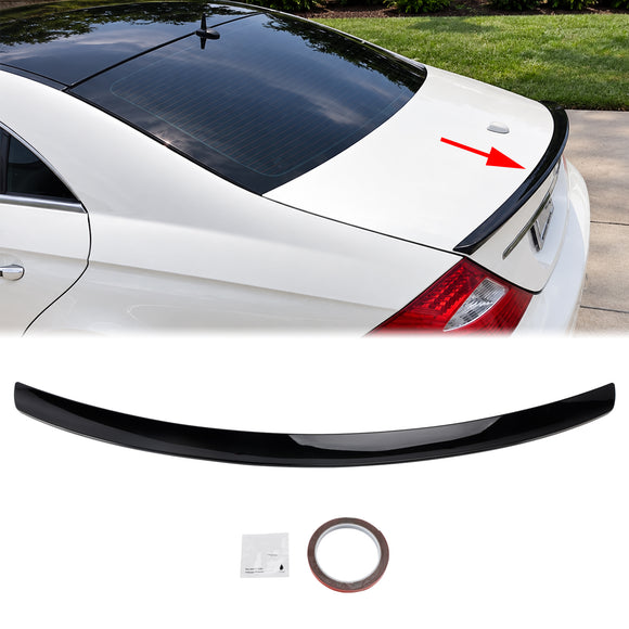 Mercedes Classe CLS 2005-2010 W219 Spoiler posteriore per bagagliaio C219 nero lucido stile AMG