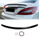 2010-2018 Mercedes-Benz CLS-Class W218 C218 Gloss Black Rear Boot Spoiler-1