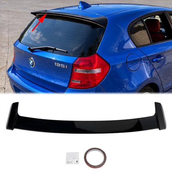 Glanzend Zwart Dakspoiler Kofferbak Vleugel Voor BMW 1 Serie E81 E87 2004-2011