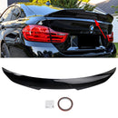 Alerón trasero para maletero BMW Serie 4 F36 4DR Coupe 2014-2020, color negro brillante, estilo PSM-1