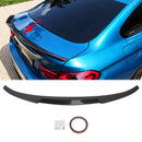 Alerón trasero para maletero BMW Serie 4 F36 4DR Coupe 2014-2020 con apariencia de fibra de carbono, estilo M4-1