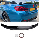 2013–2020 BMW 4er Cabriolet F33 F83, glänzend schwarzer Heckspoiler im PMS-Stil-1
