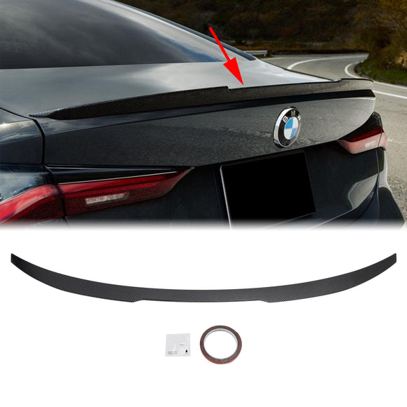2020-2026 BMW 4 Series Coupe G22 G82 Carbon Fiber Look Rear Spoiler M4 Style