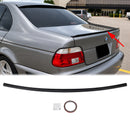 Spoiler traseiro preto brilhante para BMW Série 5 E39 Sedan 525i 530i M5 1997-2003-1