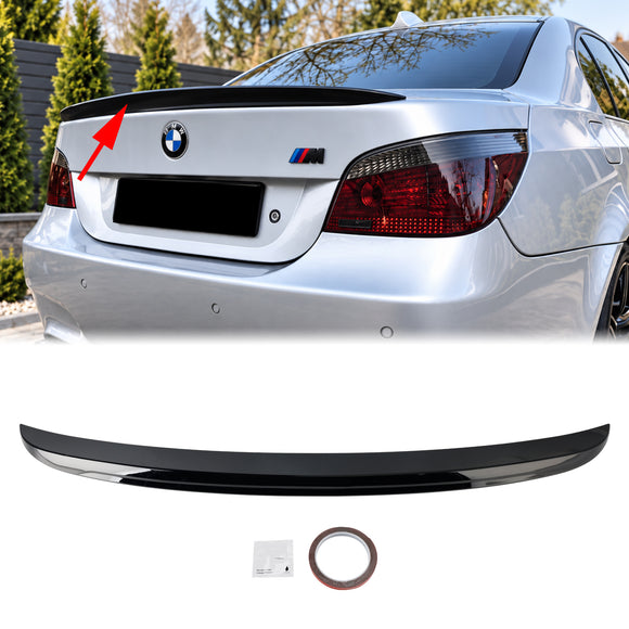 2003-2010 BMW 5-serie E60 M5 Glanssvart Bakre Boot Spoiler M5 Style