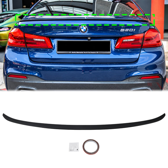2017-2023 BMW 5-serie G30 F90 Sedan Glanzend zwart achterkofferspoiler M5-stijl
