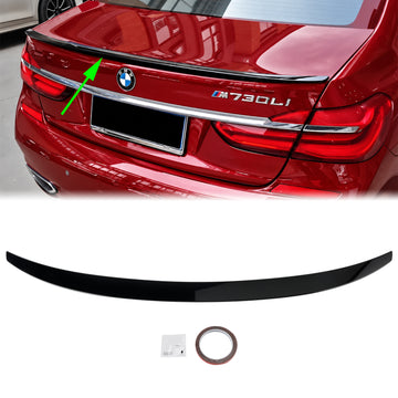 2015-2022 BMW 7 Series G11 G12 Gloss Black Rear Boot Spoiler