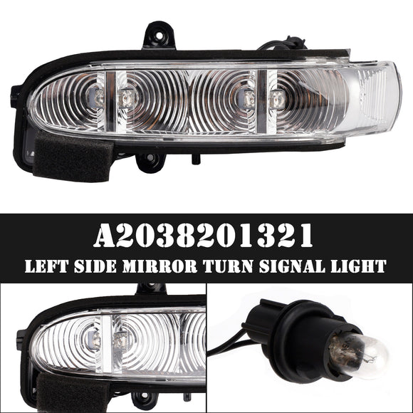 Mercedes Clase G 2008-2018 W463 Par de luces intermitentes para espejos laterales A2038201321 A2038201421