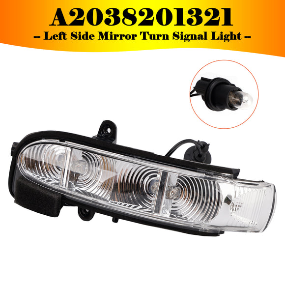 Mercedes Clase G 2008-2018 W463 Par de luces intermitentes para espejos laterales A2038201321 A2038201421