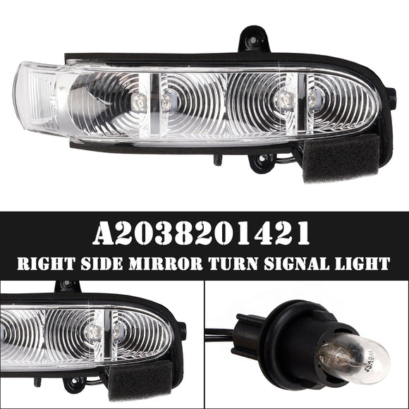 Mercedes Clase G 2008-2018 W463 Par de luces intermitentes para espejos laterales A2038201321 A2038201421