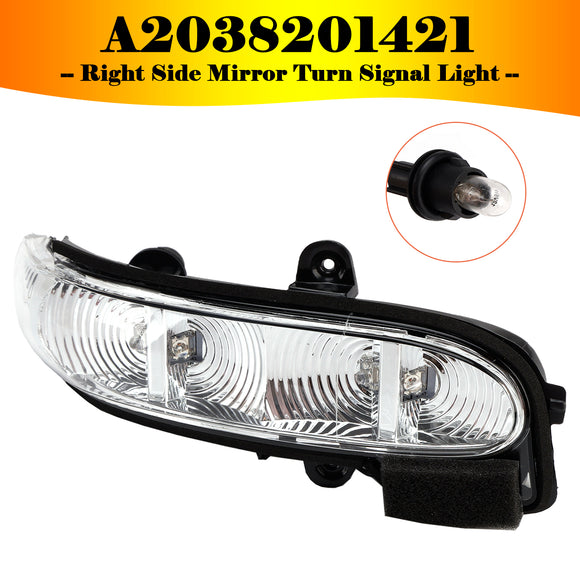 Mercedes Clase G 2008-2018 W463 Par de luces intermitentes para espejos laterales A2038201321 A2038201421