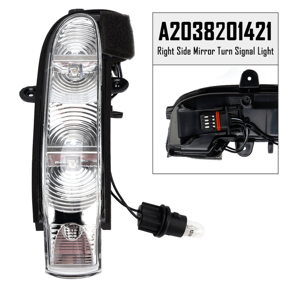 Mercedes Clase G 2008-2018 W463 Par de luces intermitentes para espejos laterales A2038201321 A2038201421