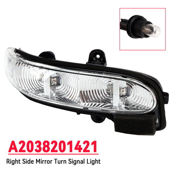 Mercedes Clase G 2008-2018 W463 Par de luces intermitentes para espejos laterales A2038201321 A2038201421