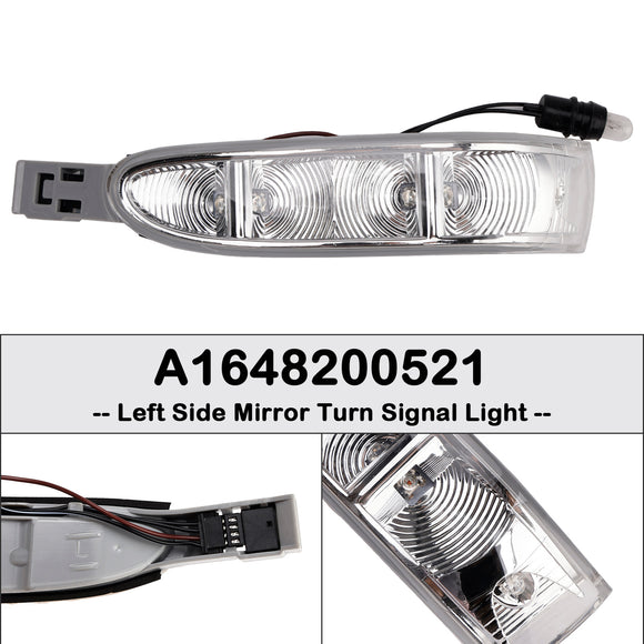 2005-2008 Mercedes ML W164 GL X164 Pair Side Mirror Turn Signal Light A1648200521 A1648200621