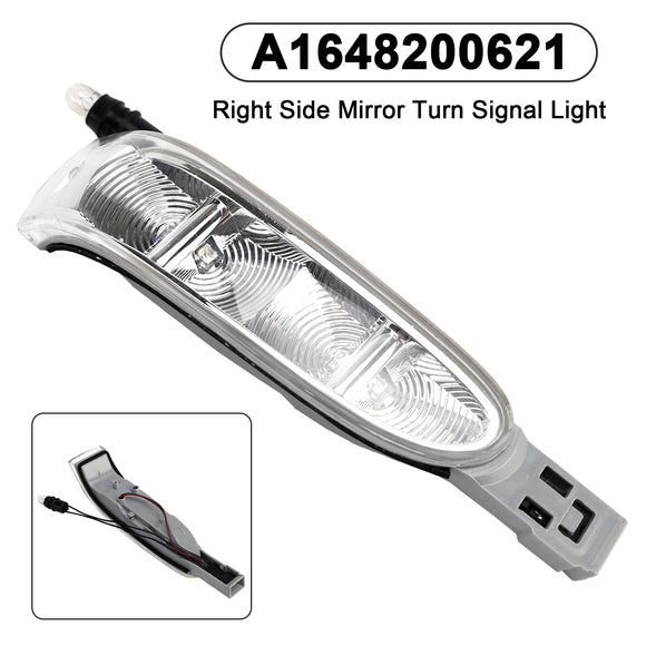 2005-2008 Mercedes ML W164 GL X164 Pair Side Mirror Turn Signal Light A1648200521 A1648200621