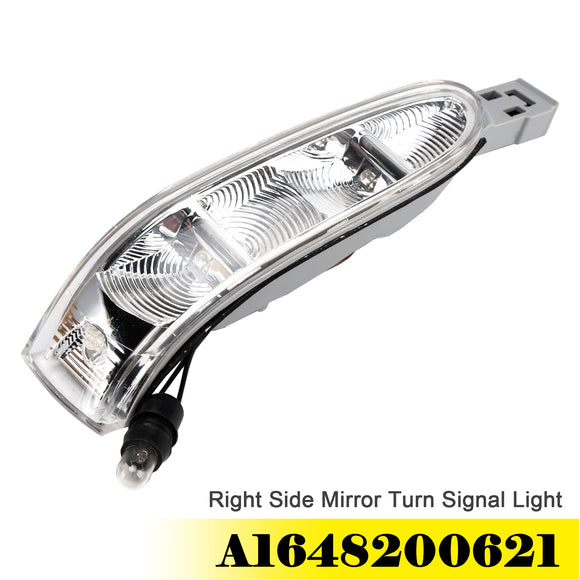 2005-2008 Mercedes ML W164 GL X164 Pair Side Mirror Turn Signal Light A1648200521 A1648200621