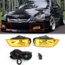 Luces antiniebla de lente amarilla Acura TL 2004-2008 + interruptor-1