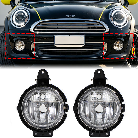 2006-2015 Mini Cooper R55 R56 R57 R58 Coppia fendinebbia copertura anteriore sinistra + destra