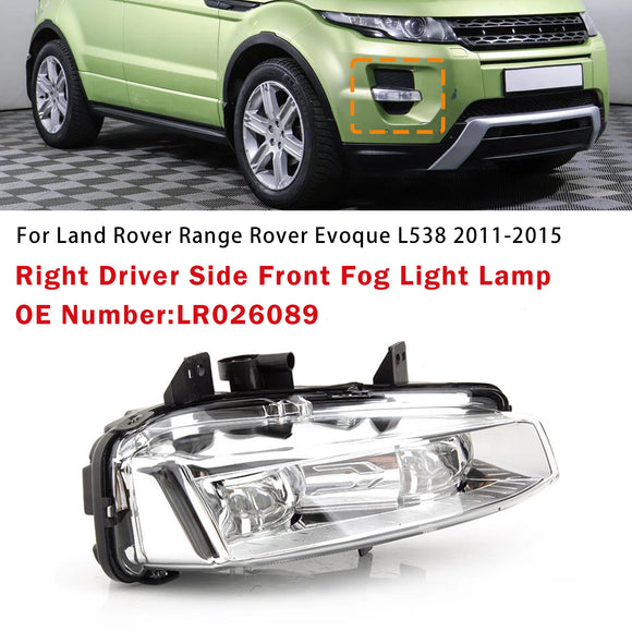 Range Rover Evoque L538 2011-2015 Coppia fendinebbia anteriore sinistro + destro LR026090 LR026089
