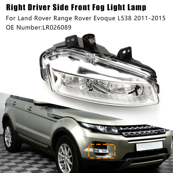 Range Rover Evoque L538 2011-2015 Coppia fendinebbia anteriore sinistro + destro LR026090 LR026089