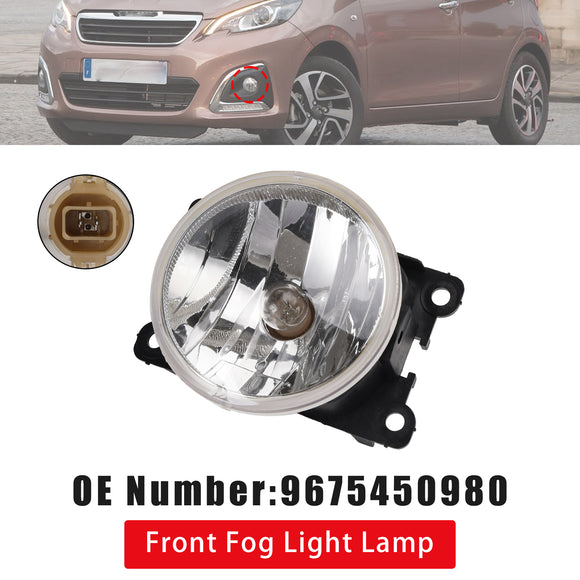 2008-2023 Peugeot Partner Boxer Expert 2x Front Fog Light Lamp 9675450980 6206N0