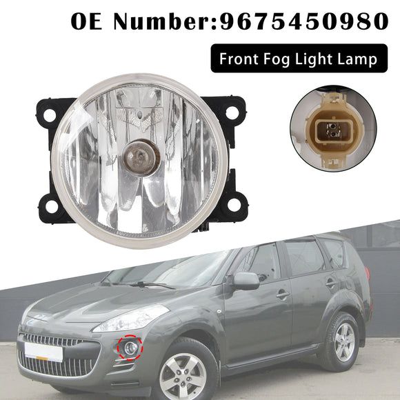 2008-2023 Peugeot Partner Boxer Expert 2x Front Fog Light Lamp 9675450980 6206N0