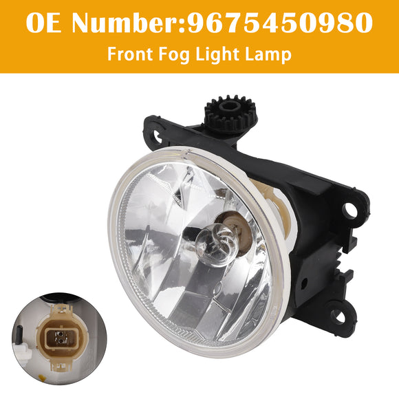 2008-2023 Peugeot Partner Boxer Expert 2x Front Fog Light Lamp 9675450980 6206N0