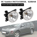 2008-2023 Peugeot Partner Boxer Expert 2x Front Fog Light Lamp 9675450980 6206N0-26