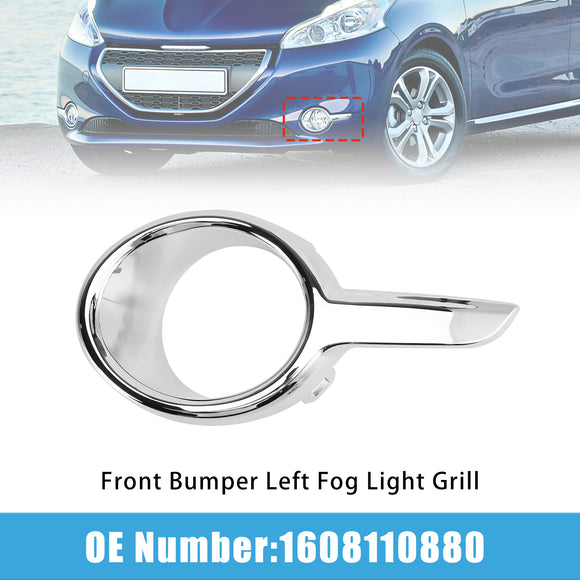Links + Rechts Mistlamp Grill 1608110880 1608111480 Voor Peugeot 208 2012-2015