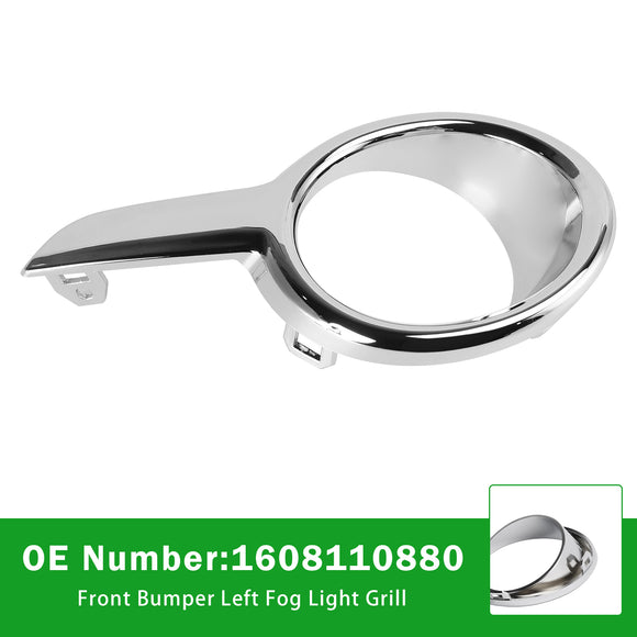 Links + Rechts Mistlamp Grill 1608110880 1608111480 Voor Peugeot 208 2012-2015