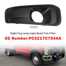 2023–2024 Ford F-450/F-550 Super Duty 6,7 l 7,3 l links rechts Nebelscheinwerfer-Lichtblende-Zierfüller PC3Z17C755AA PC3Z17C754AA-75