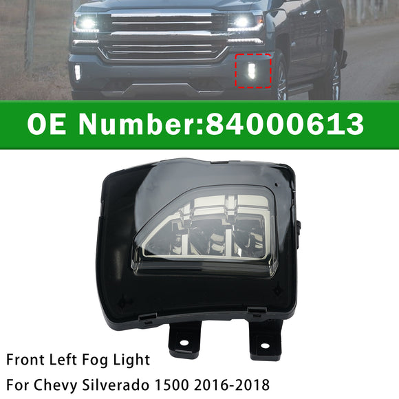2016-2018 Chevy Silverado 1500 luz antiniebla delantera 84000613 84000614