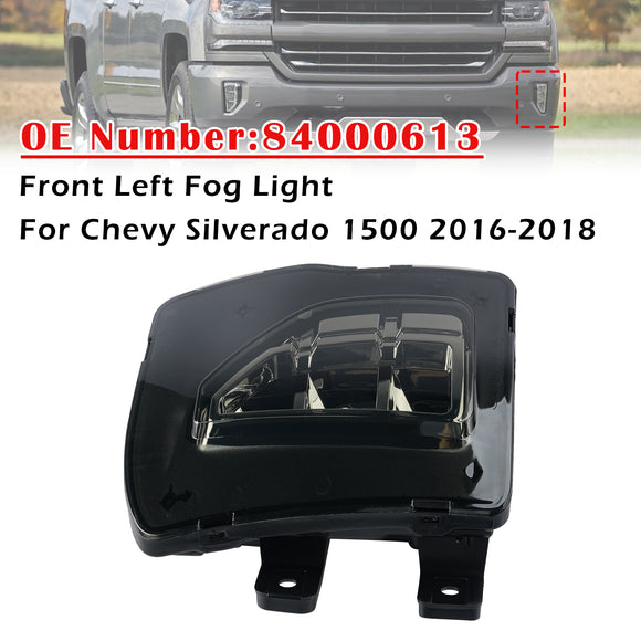2016-2018 Chevy Silverado 1500 luz antiniebla delantera 84000613 84000614