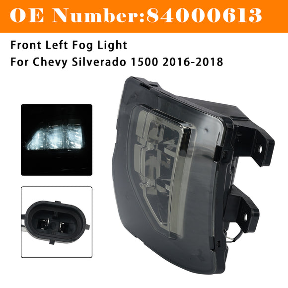 2016-2018 Chevy Silverado 1500 luz antiniebla delantera 84000613 84000614