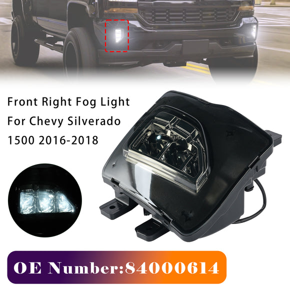 2016-2018 Chevy Silverado 1500 luz antiniebla delantera 84000613 84000614