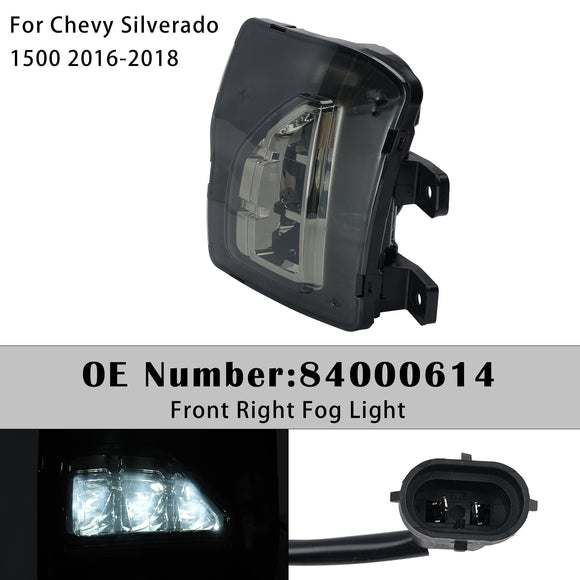2016-2018 Chevy Silverado 1500 luz antiniebla delantera 84000613 84000614