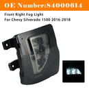 2016-2018 Chevy Silverado 1500 luz antiniebla delantera 84000613 84000614-35