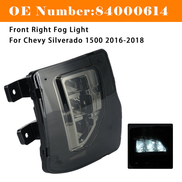 2016-2018 Chevy Silverado 1500 luz antiniebla delantera 84000613 84000614