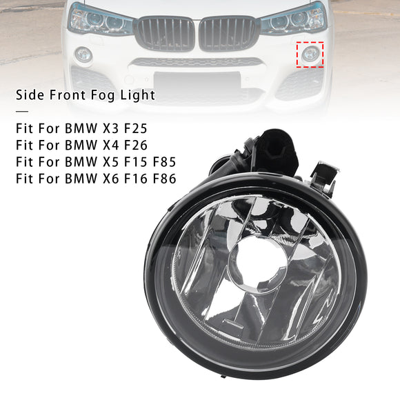 2010-2019 BMW X3 X4 X5 X6 Pair Front Fog Light Lamps Without Bulbs 63177238787 63177238788