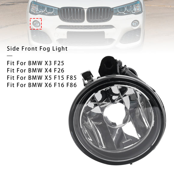2010-2019 BMW X3 X4 X5 X6 Pair Front Fog Light Lamps Without Bulbs 63177238787 63177238788
