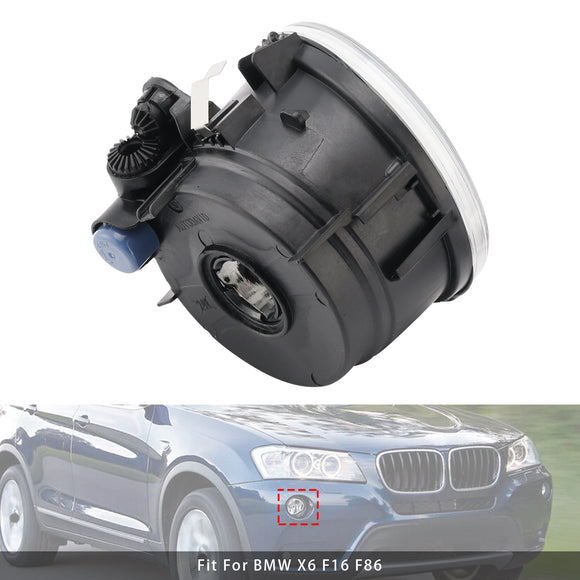 2010-2019 BMW X3 X4 X5 X6 Pair Front Fog Light Lamps Without Bulbs 63177238787 63177238788