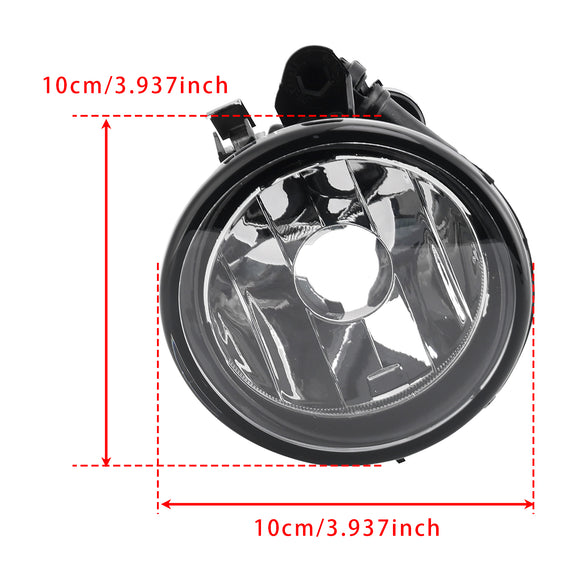 2010-2019 BMW X3 X4 X5 X6 Pair Front Fog Light Lamps Without Bulbs 63177238787 63177238788