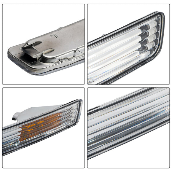 2006–2010 Volkswagen Beetle Paar Frontstoßstangen-Blinkerleuchte ohne Glühbirnen 1C0953041R 1C0953041Q