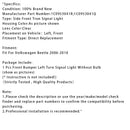 2006–2010 Volkswagen Beetle Paar Frontstoßstangen-Blinkerleuchte ohne Glühbirnen 1C0953041R 1C0953041Q-19