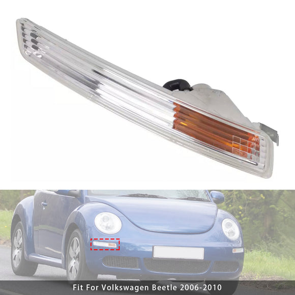2006–2010 Volkswagen Beetle Paar Frontstoßstangen-Blinkerleuchte ohne Glühbirnen 1C0953041R 1C0953041Q