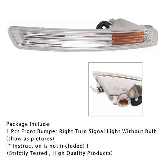 2006–2010 Volkswagen Beetle Paar Frontstoßstangen-Blinkerleuchte ohne Glühbirnen 1C0953041R 1C0953041Q