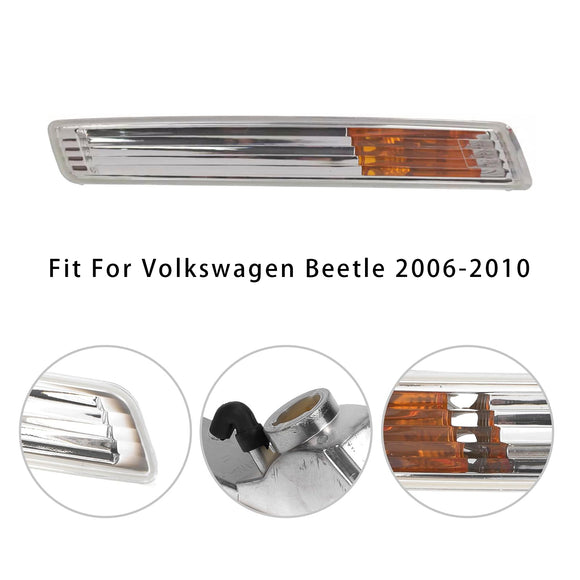 2006–2010 Volkswagen Beetle Paar Frontstoßstangen-Blinkerleuchte ohne Glühbirnen 1C0953041R 1C0953041Q
