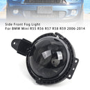 2007-2015 Mini R55 R56 R57 R58 R59 Par Amortecedor Dianteiro Luz de Nevoeiro Lente de Fumaça 63172751295 51112751295-21