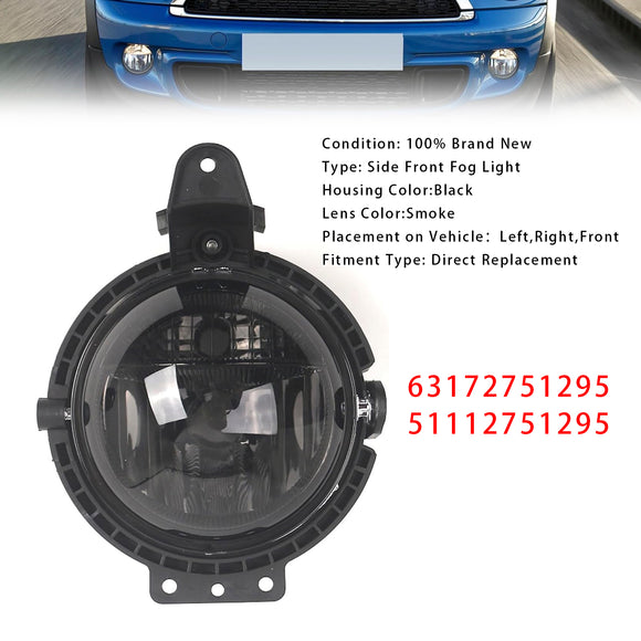 2007-2015 Mini R55 R56 R57 R58 R59 Par Amortecedor Dianteiro Luz de Nevoeiro Lente de Fumaça 63172751295 51112751295