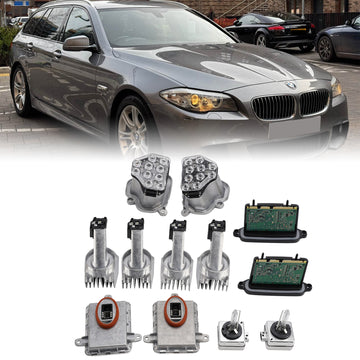 2011-2013 BMW 5 Serie F10 F11 F07 12 STUKS Links + Rechts Power Module LED Koplamp AHL 63-11-7-271-903 63-21-7-217-509